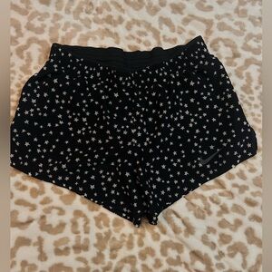 Nike Black Shorts with White Star Accents